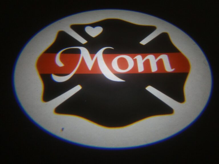 Custom LED GOBO Light - Firefighter Mom Tribute