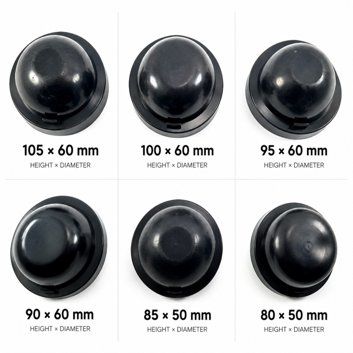 Lumenz Universal Headlight Bulb Dust Cap - Round
