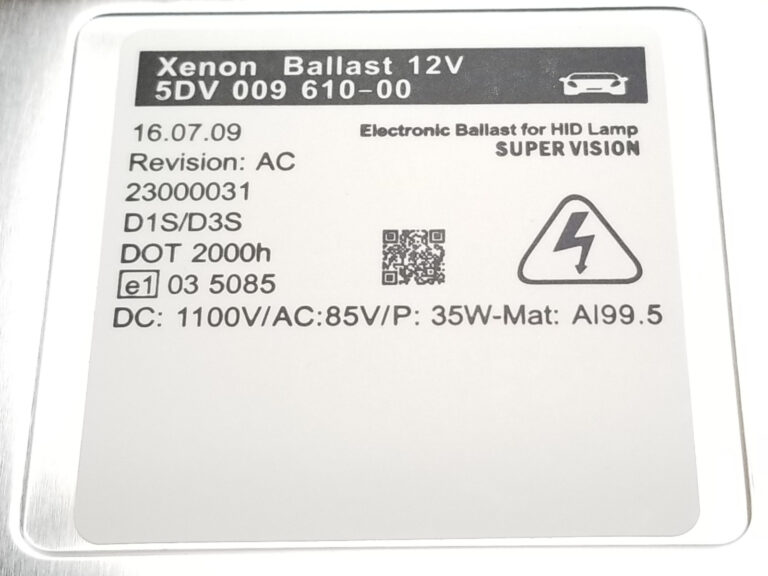 Lumenz 5DV Xenon HID Ballast – D1S/D3S, 12V OEM Replacement