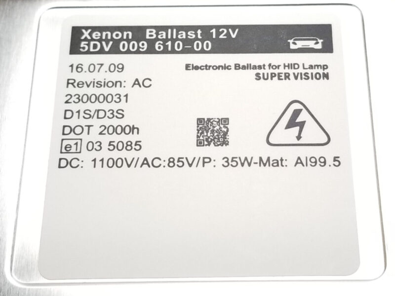 Lumenz 5DV Xenon HID Ballast – D1S/D3S, 12V OEM Replacement