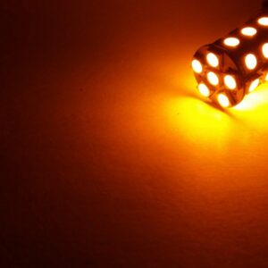 1156: Lumenz 5050 Series 27-LED Bulb - Amber