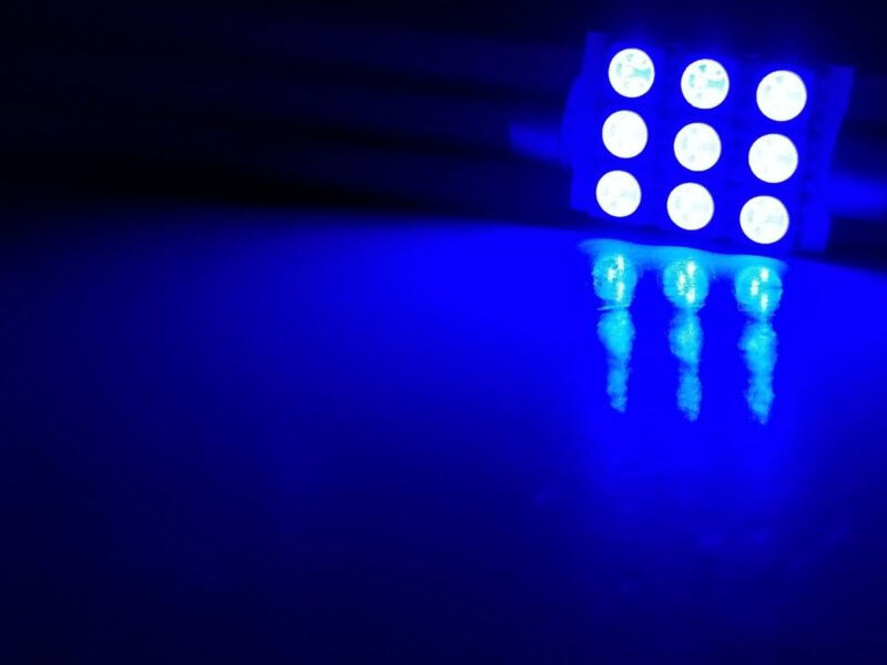 41mm: Lumenz 5050 Series 9-LED Bulb - Blue