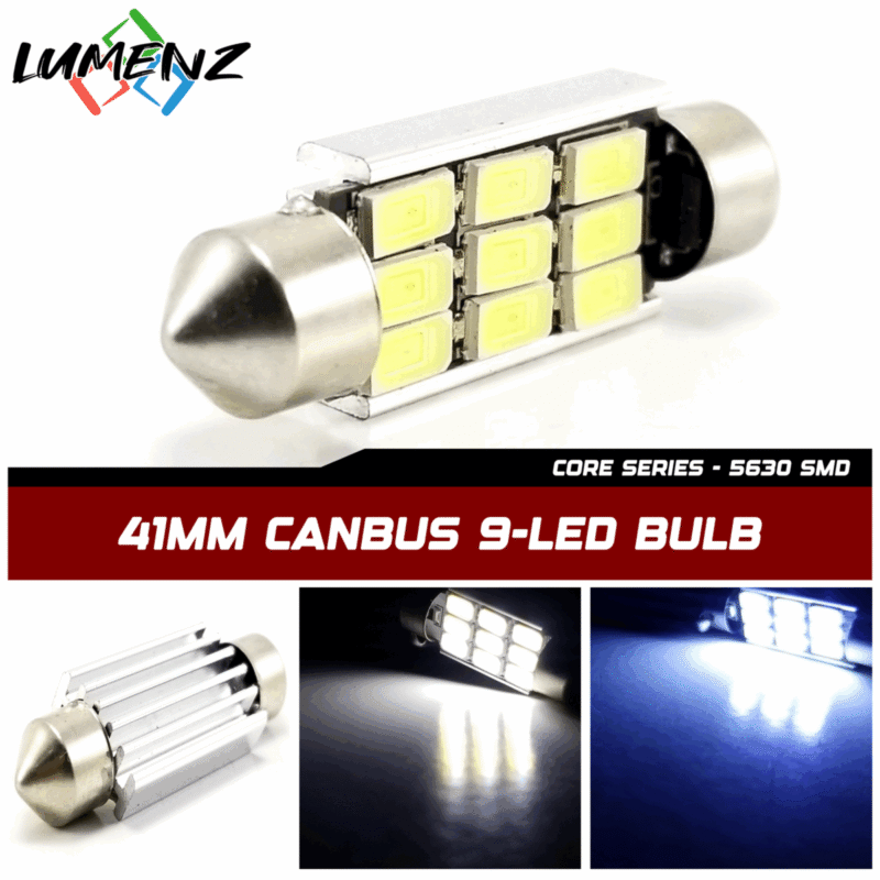 41mm: Lumenz CS 9-LED Canbus Bulb