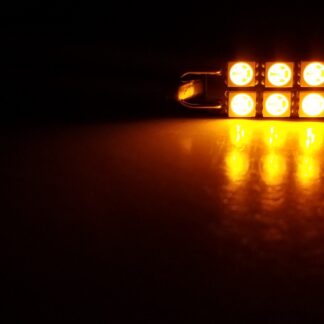 44mm: Lumenz 5050 Series 8-LED Rigid Loop Bulb - Amber