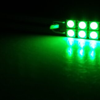 44mm: Lumenz 5050 Series 8-LED Rigid Loop Bulb - Green