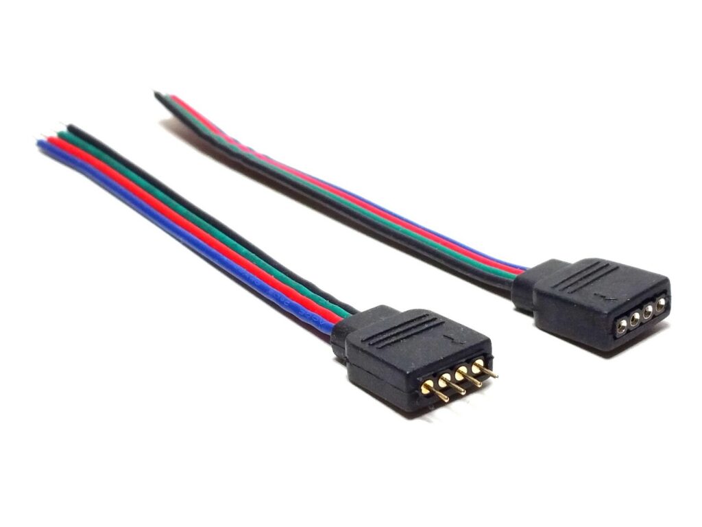 Lumenz 4-Wire ChromaShift RGB LED Adapter Harness Set - Solder-to-KwiKonect