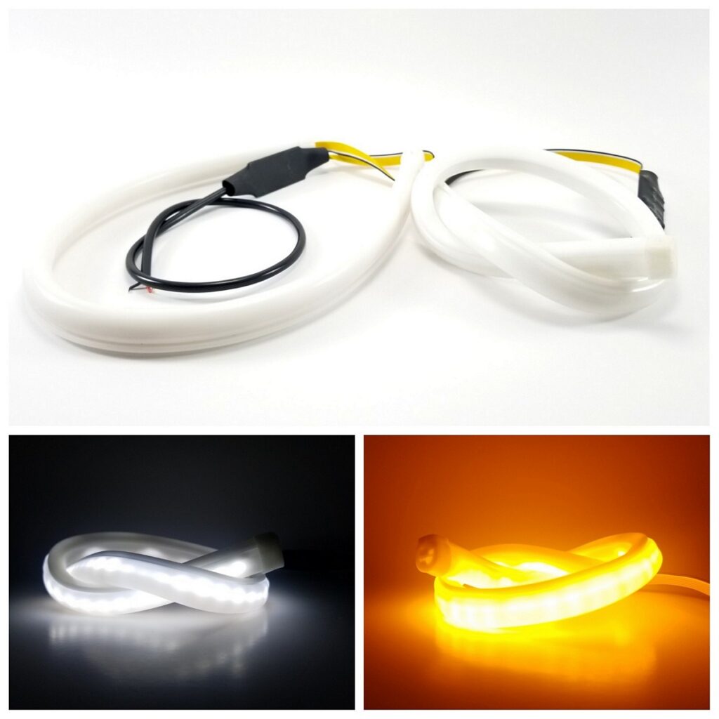 Lumenz Accentz DRL + Switchback LED Headlight Strip - 18” (46cm)