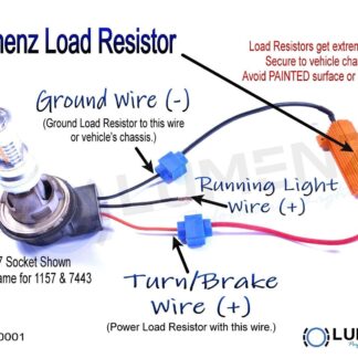 Lumenz 50W 6-OHM Load Resistors