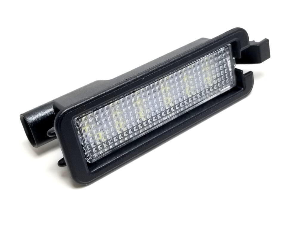 Lumenz Full LED License Plate Lights - Clear Lens - Dodge Charger/Challenger (2015-2025)