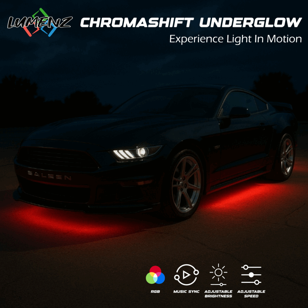 Lumenz ChromaShift Underglow LED Kit – Wireless & Music Sync