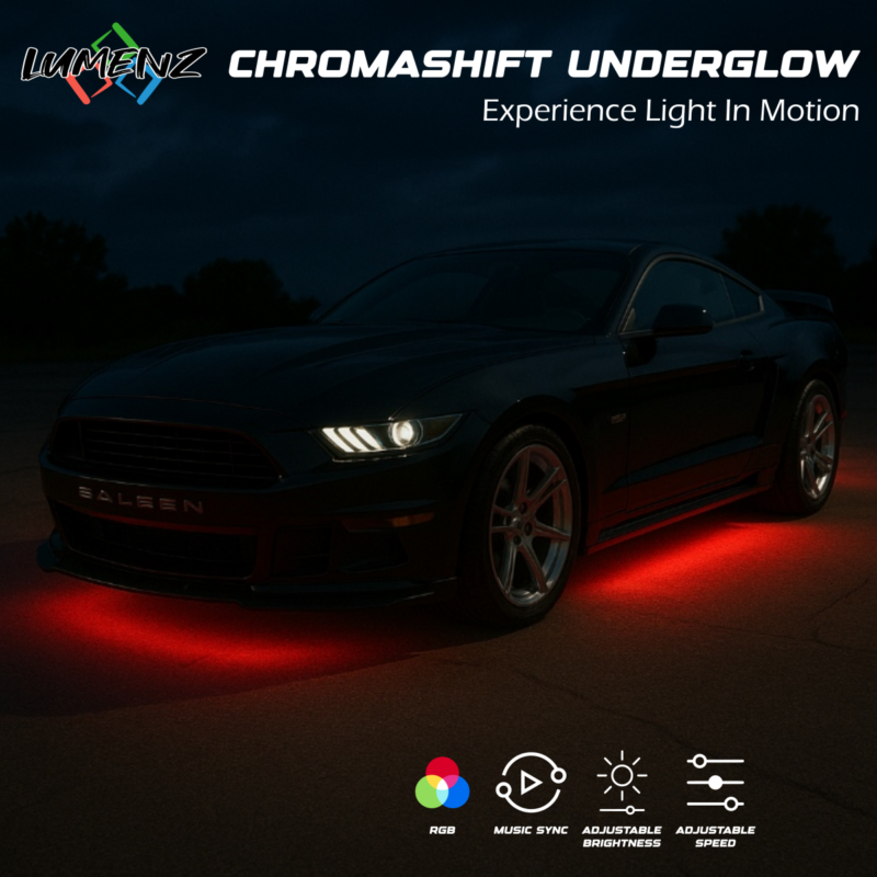 Lumenz ChromaShift Underglow LED Kit – Wireless & Music Sync