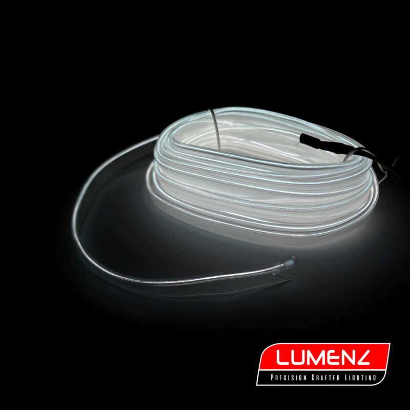 Electroluminescent Dash LED Light Strip, White