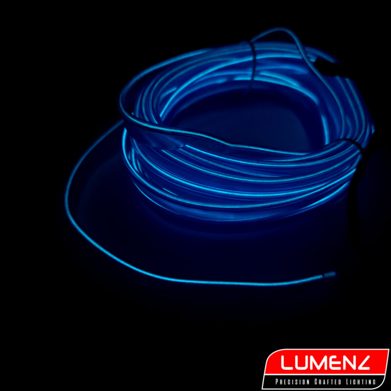 Electroluminescent Dash LED Light Strip, Blue