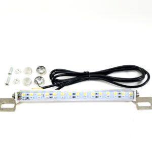 10-in Auxiliary Light Bar 30-LED Dual Color White & Red