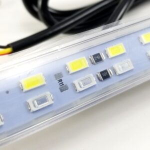 10-in Auxiliary Light Bar 30-LED Dual Color White & Red