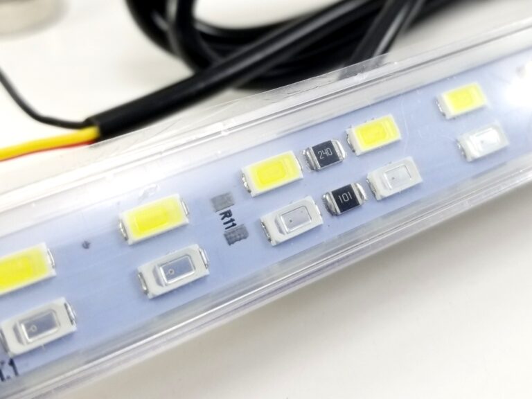 10-in Auxiliary Light Bar 30-LED Dual Color White & Red