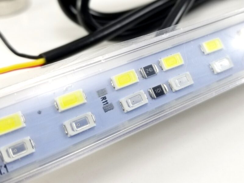 10-in Auxiliary Light Bar 30-LED Dual Color White & Red