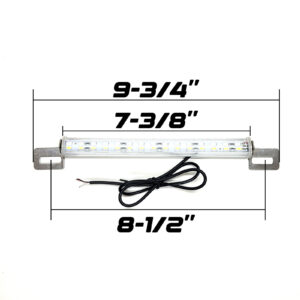 10-in Auxiliary Light Bar 30-LED Dual Color White & Red