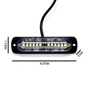 Lumenz SlimLine Series 12-LED Linear Strobe Warning Light