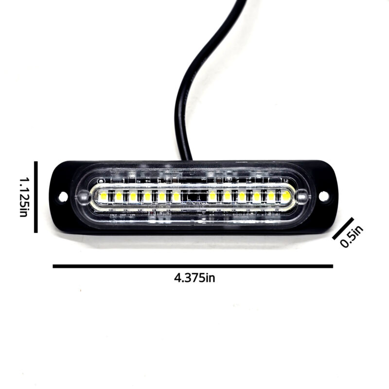 Lumenz SlimLine Series 12-LED Linear Strobe Warning Light