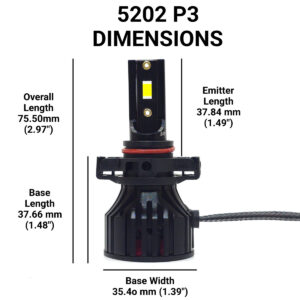 5202: Lumenz P3 LED 60W 12000LM 6000K