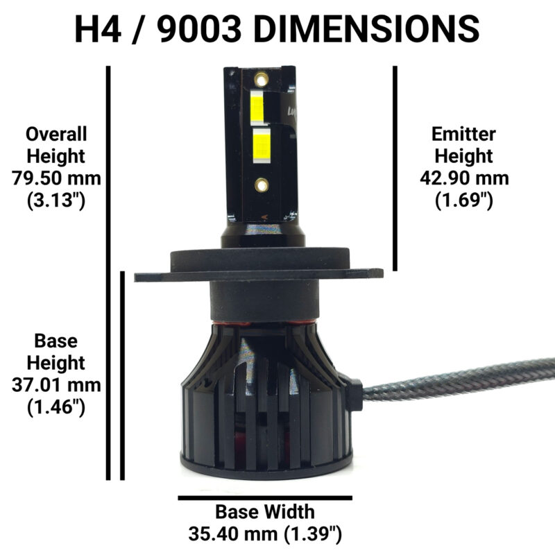 H4: Lumenz P3 LED 60W 12000LM 6000K