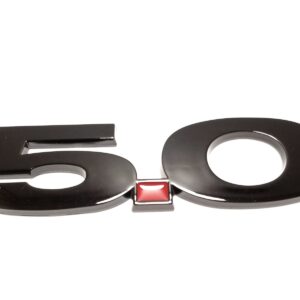 5.0 Fender Emblem, 5-1/2" ABS, 2011-2014 Mustang GT