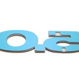 5.0 Fender Emblem, 5-1/2" ABS, 2011-2014 Mustang GT
