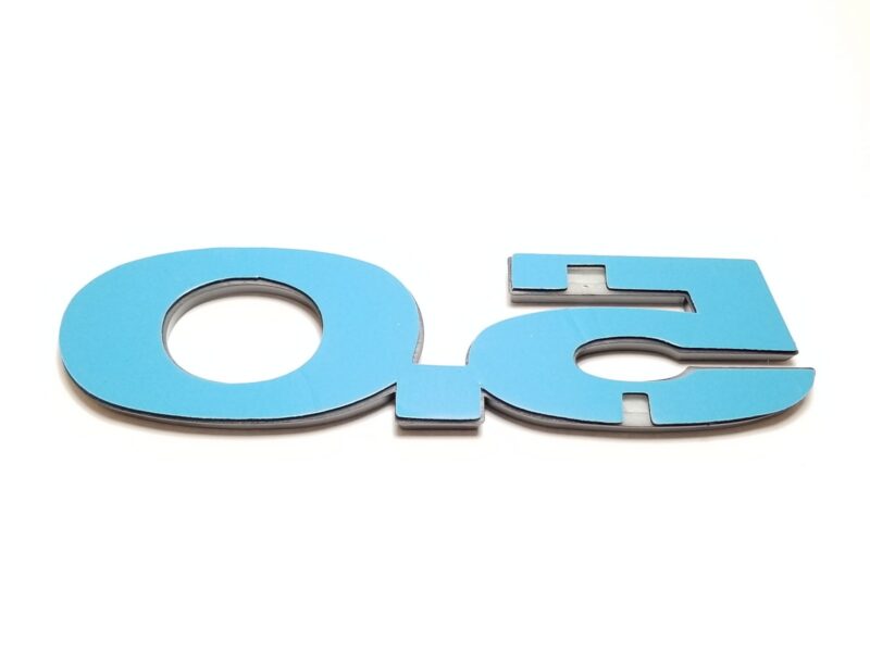 5.0 Fender Emblem, 5-1/2" ABS, 2011-2014 Mustang GT