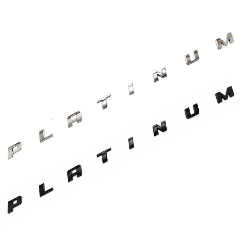 PLATINUM Lettering Emblem - Bed Side - Ford F-150 F-250 F-350 (2007-2025)