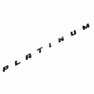 PLATINUM Lettering Emblem - Bed Side - Ford F-150 F-250 F-350 (2007-2025) - Gloss Black