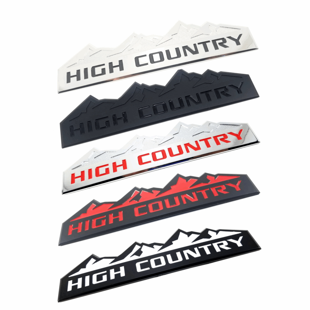 Chevrolet Silverado High Country Emblem - Door or Tailgate (2014 - 2018)