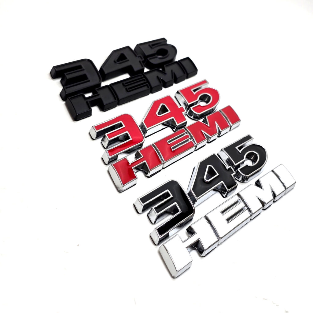345 Hemi Fender Emblem - Dodge Challenger/Charger (2003-2025)