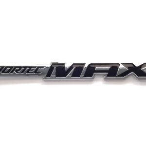 Vortec Max Door & Tailgate Emblem ABS 11.5in - Black/Chrome
