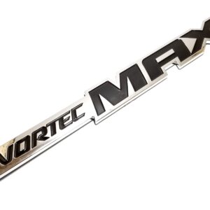 Vortec Max Door & Tailgate Emblem ABS 11.5in - Black/Chrome