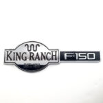 1999-06 F-150 King Ranch Fender Emblem - Chrome/Maroon