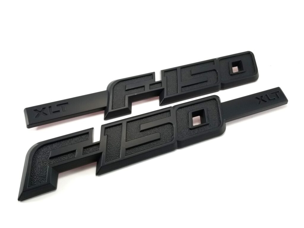 F-150 XLT Fender Emblem Set - Ford (2009-2014) - Matte Black