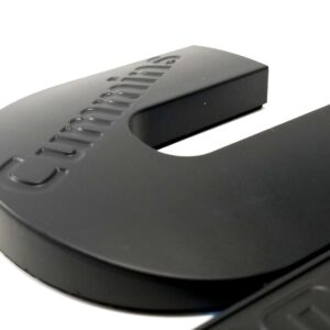 2003-24 RAM Cummins Turbo Diesel Fender Emblem - Matte Black