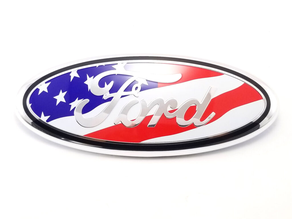 Ford Emblem - Grille or Tailgate - 7" ABS - F-150/F-250/Excursion/Expedition (1998-2016) - Stars & Stripes