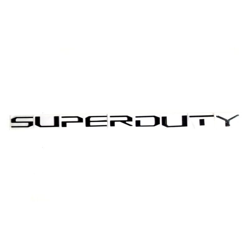 2017-24 Super Duty Tailgate Letter Emblem Insert - Matte Black
