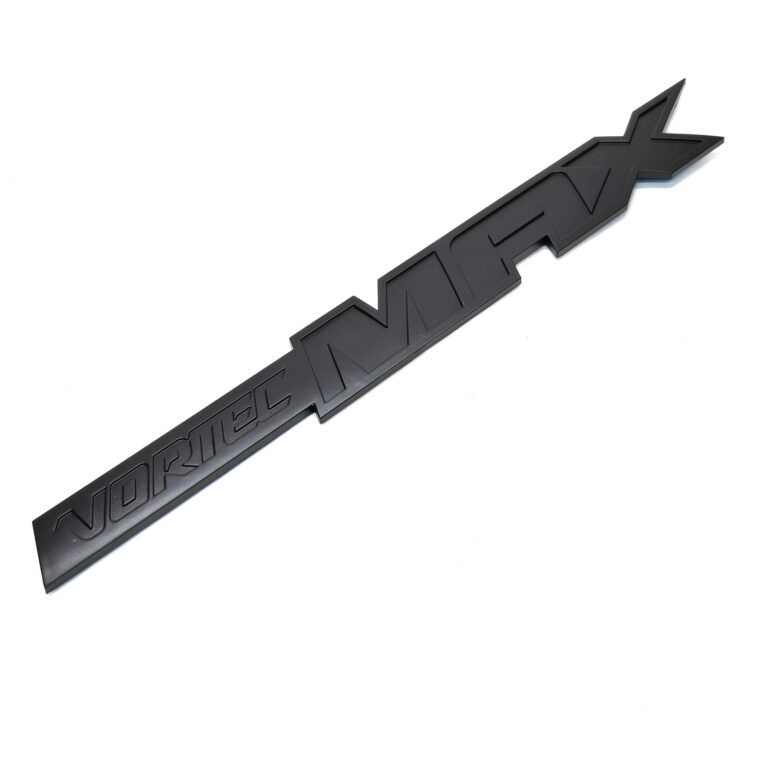 Vortec Max Door & Tailgate Emblem ABS 11.5in - Matte Black
