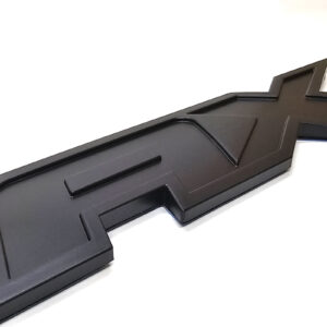 Vortec Max Door & Tailgate Emblem ABS 11.5in - Matte Black