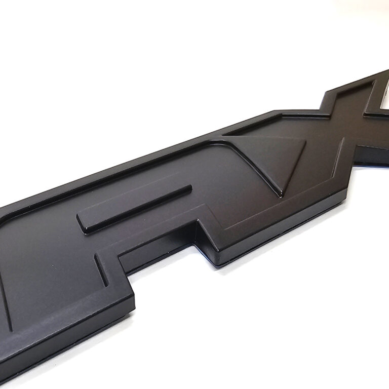 Vortec Max Door & Tailgate Emblem ABS 11.5in - Matte Black