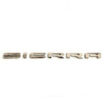 2018-24 GMC Sierra Nameplate Door Tailgate Emblem - Chrome