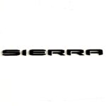 2018-24 GMC Sierra Nameplate Emblem, Gloss Black