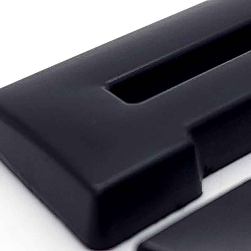 Matte Black "5.0" Fender Emblem, 5-5/16" ABS, 2015-2023 Mustang