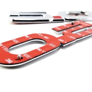 “5.0” Fender Emblem (LH/RH Pair), 5-7/16" ABS, 2015–2023 Mustang