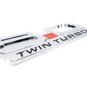 5.0 Twin Turbo Fender Emblem, 5" Diecast, 2015-2023 Mustang