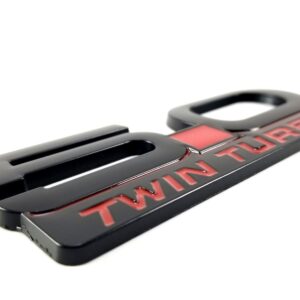 5.0 Twin Turbo Fender Emblem, 5" Diecast, 2015-2023 Mustang