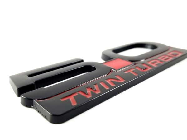 5.0 Twin Turbo Fender Emblem, 5" Diecast, 2015-2023 Mustang